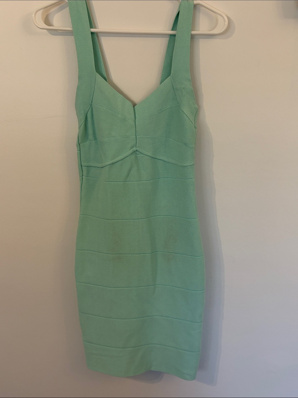 Hot Miami Styles Mint Green Mini Bodycon Dress